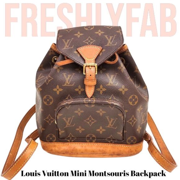 Louis Vuitton Mini Montsouris Backpack (Authentic) - Picture 1 of 10